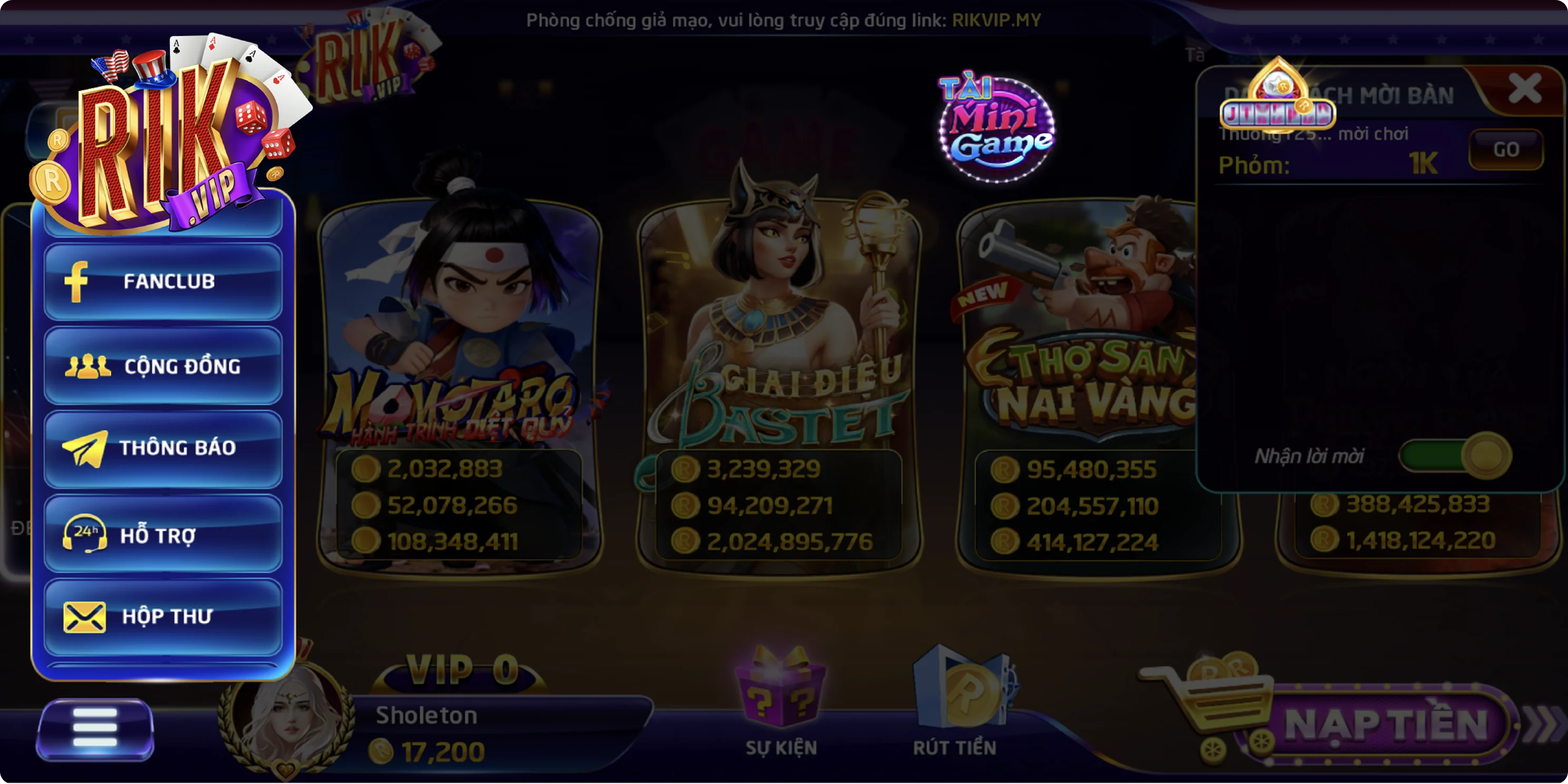 Liên hệ Rikvip 2026