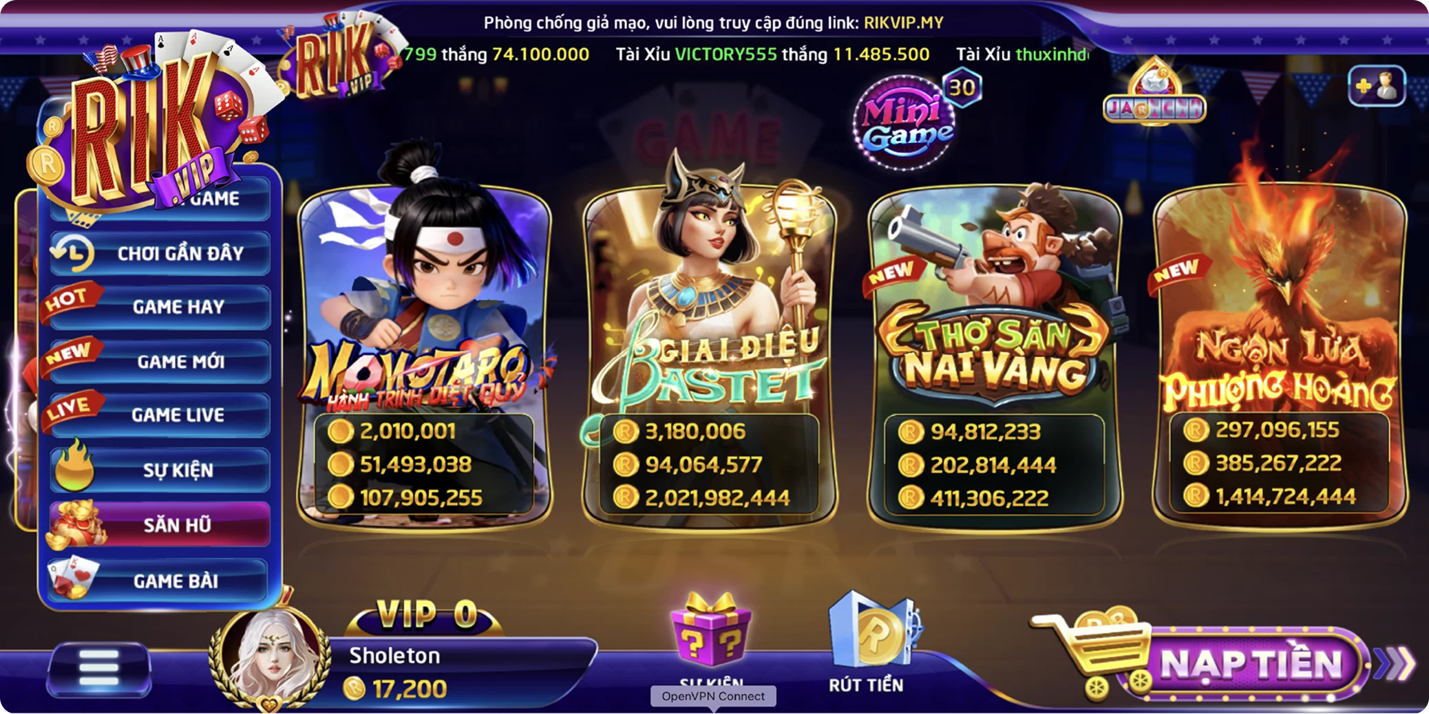 Chính sách rút tiền Rikvip